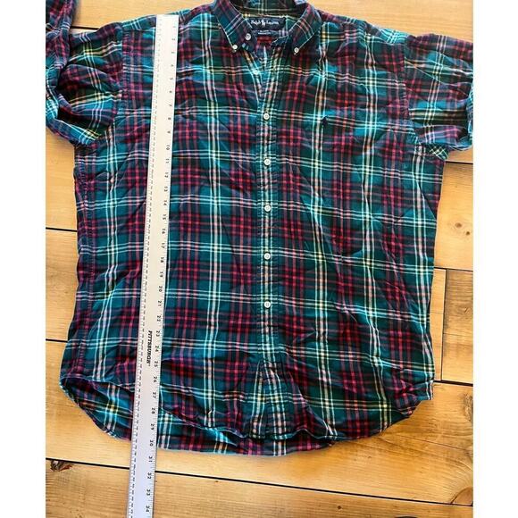 Polo Ralph Lauren Men's Plaid Flannel Button Down Shirt. Blaire. Sz. Large. Xmas - Picture 5 of 6